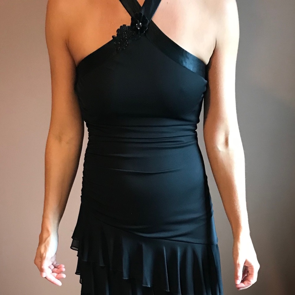 Black cocktail dress